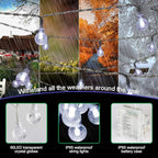 Metaku Outdoor String Lights Battery Operated 26ft 60LED Fairy Lights - Image 4