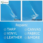 Dulepax Tent Repair Tape, Ultrastrong Awning Repair Tape, Boat Covers Repair - Image 9