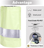 6.3"x9.5" 120pcs Mylar Bags for Food Storage, Smell Proof Bag - Image 5