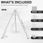 Stainless Steel Campfire Tripod - Image 2