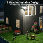 Onforu 7000LM 70W Motion Sensor Outdoor Lights, 5 Head Flood Lights Outdoor - Image 3