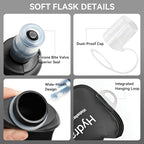 500ml Soft Flask Soft Water Bottle - Image 5