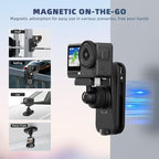 BRDRC Magnetic Backpack Mount for DJI Action 6 Nano, Quick Release Magnet Mount - Image 5