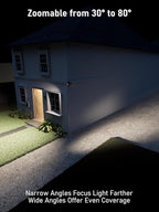 LEONLITE 25W LED Security Light Outdoor Motion Sensor, Motion Flood Lights - Image 2