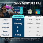 Venture Pal High Sodium Electrolyte Powder Packets | Sugar Free Hydration Drink - Image 3