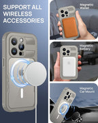 Lanhiem Magnetic for iPhone 15 Pro Case, IP68 Waterproof Dustproof Case - Image 5