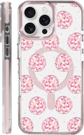 Case for iPhone 16 Pro Max, Disco Balls Pink Phone Case Design，for Women Girls by Toulas