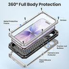 Mitywah Waterproof Case for iPhone 17, Rugged Metal Case - Image 5