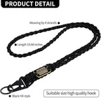 Frienda 2 Set Heavy Duty Paracord Lanyard Necklace Whistles Strap Braided 550 - Image 4