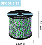 Paracord 240lb - Diameter 2mm Micro Utility Cord -3 Strand Parachute Spool Cord - Image 2