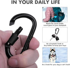 Cridoz Locking Carabiner D Ring Clips - Image 2