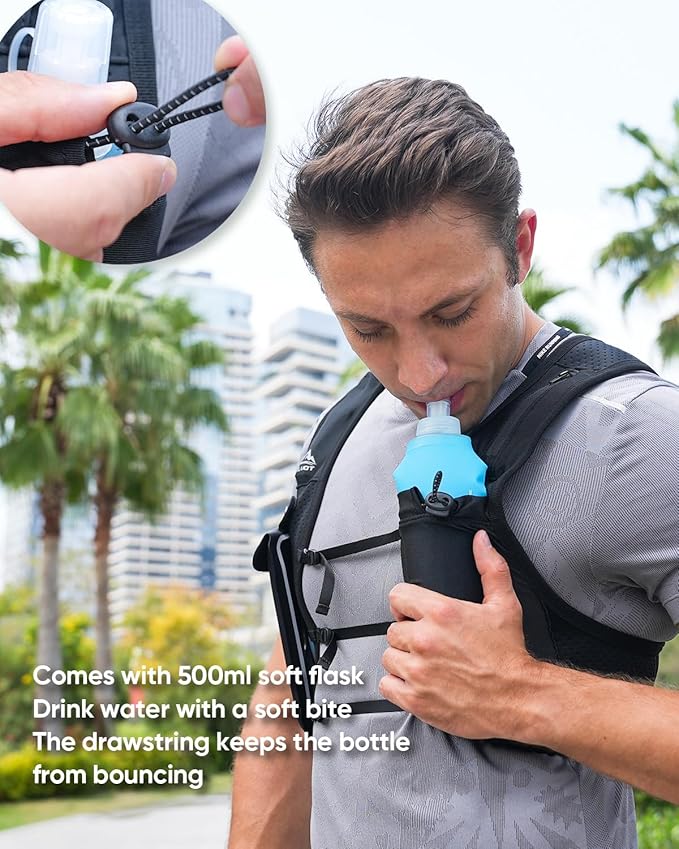 Zelvot Running Vest for Women Men, USA Original Patent, Adjustable Chest Straps - Image 3