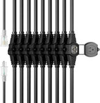 50FT 12 Gauge Multi-Outlet Outdoor Extension Cord, 10 Evenly Spaced - Image 2