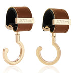 2 Pack Stroller Hooks, Strong Synthetic Leather Hook-and-Loop by MTTBmrt