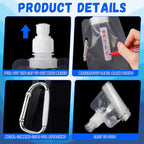 Teenyyou 48 Pack Collapsible Water Bottles Bulk 16oz Foldable Water Bottles - Image 3