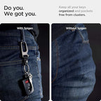 Spigen Life Carabiner Key Ring Clip, Car Keychain Clip, Bottle Opener Key Chain - Image 3