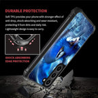 for Samsung Galaxy S23 Plus Case, Snowy Mountain Fox Lake Pattern Graphic - Image 2