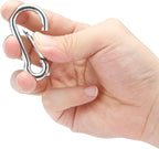 sprookber 316 Stainless Steel Carabiner Clip, Marine Grade Heavy Duty Spring - Image 3