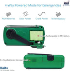 Kaito Best NOAA and SW Portable Solar/Hand Crank AM/FM, Shortwave & NOAA - Image 4
