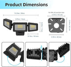 120W LED Flood Lights Outdoor, High Brightness 12000lm LED Security Light - Image 6