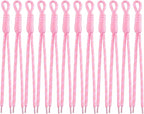 Paracord Keychain Paracord Bag Charm 12pcs Braided Nylon Rope Keychain Cord by Cmidy