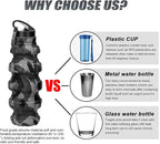 QiCheng&LYS Collapsible Water Bottle Sports Bottle 19.5OZ/580ml Travel Water - Image 4
