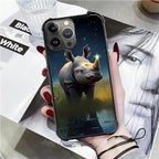 for iPhone 16 Pro Max Case, Rhino Water Marshes Pattern Graphic Design Girl Boy - Image 7