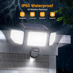 Onforu Solar Lights Outdoor, 3 Heads Security Lights - Image 4