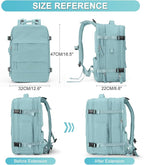 coofay Expandable Backpack For Traveling On Airplane Travel Backpack For Women - Image 2
