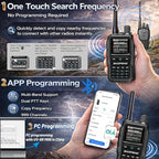 BAOFENG UV-5R Mini Ham Radio: Long Range Handheld Two Way Radio - Image 3