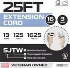 Iron Forge Cable Weatherproof 25 Ft Outdoor Extension Cord - Image 2