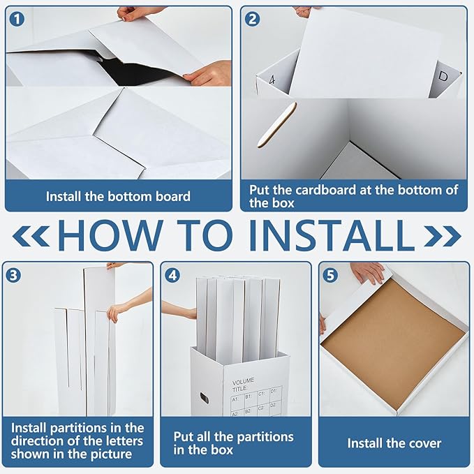 PerKoop 1 Pack Blueprint Holder Storage Organizer - Image 3