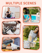 babygoal Wet Dry Bags for Baby Cloth Diapers, Washable Travel Bags, Gym Bag for - Image 3