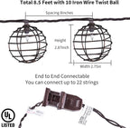 Decorative String Lights Indoor Outdoor, Patio Lantern Style String Lights - Image 6