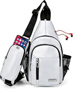 JENAGREEN Sling Backpack Crossbody Sling Bag, Cross Bag Adjustable Travel by JENAGREEN