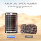 POWOXI 12V Solar Car Battery Charger: 15W Solar Panel Kit Battery Trickle - Image 6
