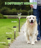 BITPOTT Bright Solar Lights Outdoor 6 Pack, 2-in-1 Warm&Cool Solar Pathway - Image 6