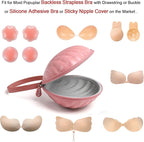 Hard Travel Case for Silicone Bras Premium Nubra Organizer Portable Lingerie - Image 4