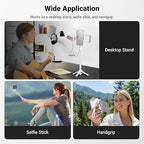 NEEWER Mini Tripod for Phone, Lightweight Foldable Small Selfie Stick Cell - Image 4