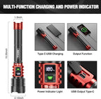 WdtPro Rechargeable LED Flashlights High Lumens, Super Bright 90000LM - Image 6