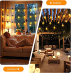 Outdoor Patio String Lights 100ft: S14 LED Shatterproof Bulbs 3 Modes Button - Image 8