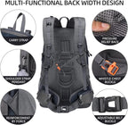 FENGDONG 50L Waterproof Lightweight Outdoor Daypack Hiking, Travel Backpack - Image 3