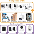 Zivif Solar Panel for Security Camera, 7W Solar Charger - Image 3