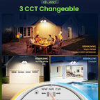 ALUSSO Dusk to Dawn Outdoor Lighting, 30W 3500LM Dusk Till Dawn Outdoor Light - Image 4
