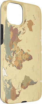Globe Map Smartphone Cell Cover Gift World Map Pattern Phone Case - Image 3