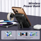 Magnetic Portable Charger Built-in Cables, 10000mAh Fast Charging Wireless - Image 9