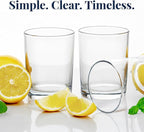 US Acrylic Classic Clear Plastic Reusable Drinking Glasses 12oz Rocks Cups | - Image 6