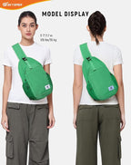 SKYSPER Sling Bag RFID Cross Body Bag Recycled Crossbody Backpack Travel Daypack - Image 2