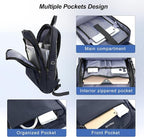 MOSISO Laptop Backpack for Men, Slim Lightweight Compact Computer Backpack for - Image 2
