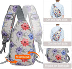 ZOMAKE Sling Bag, Small Crossbody Sling Backpack, Water Resistant Shoulder - Image 5